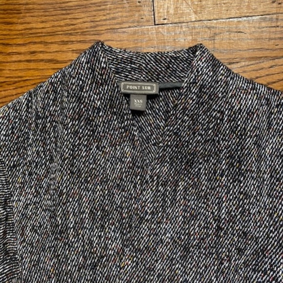 New J. Crew Point Sur Tweed Blazer with Belt, XXS - Picture 4 of 5